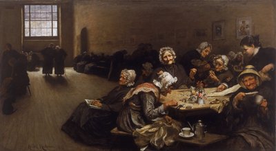 Eventide: A Scene at the Westminster Union by Hubert von Herkomer